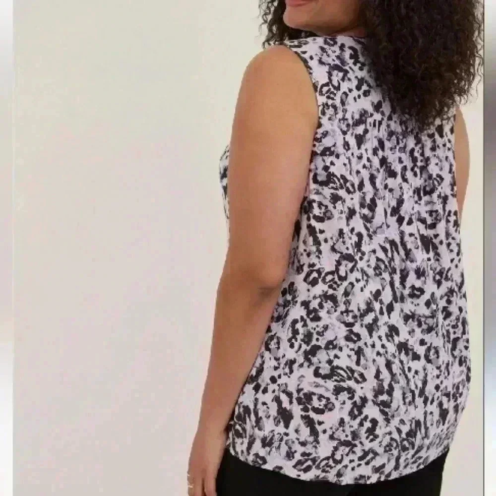 Torrid Purple Sleeveless Top, 00x - Picture 4 of 10